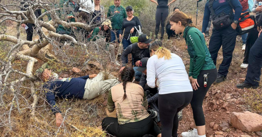 Promueven capacitación de primeros auxilios en áreas remotas para senderistas de Guaymas