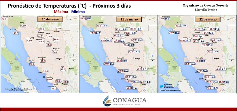 Anticipa CEPC Sonora tardes calurosas durante la semana