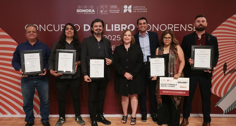 Premia Gobierno de Sonora a ganadores del Concurso del Libro Sonorense 2025