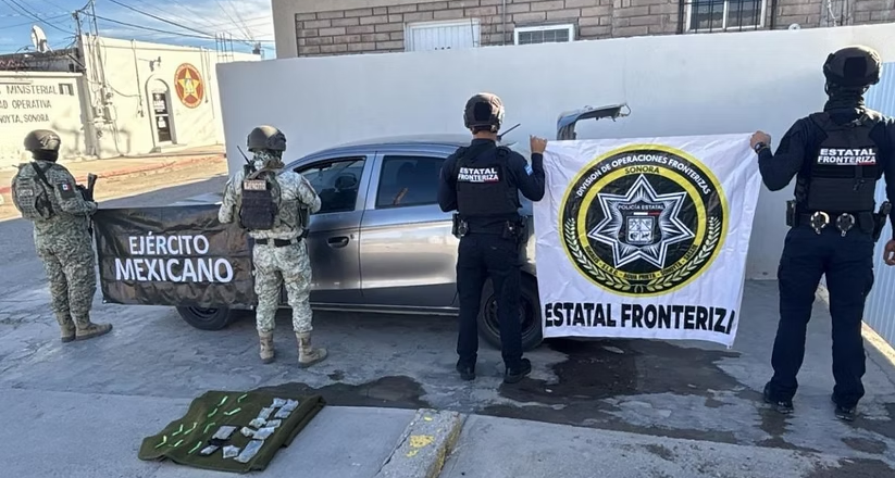 Refuerza PESP combate al narcomenudeo con aseguramiento en Sonoyta