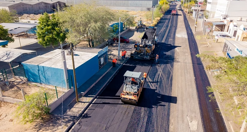 Avanza Gobierno de Hermosillo 51 por ciento recarpeteo de la calle República de Panamá