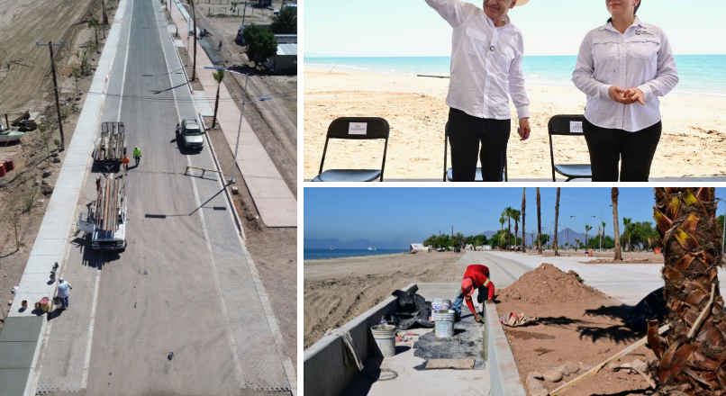 Gobernador Durazo expande oferta turística con nuevo Malecón “El Cochórit” al 93% listo