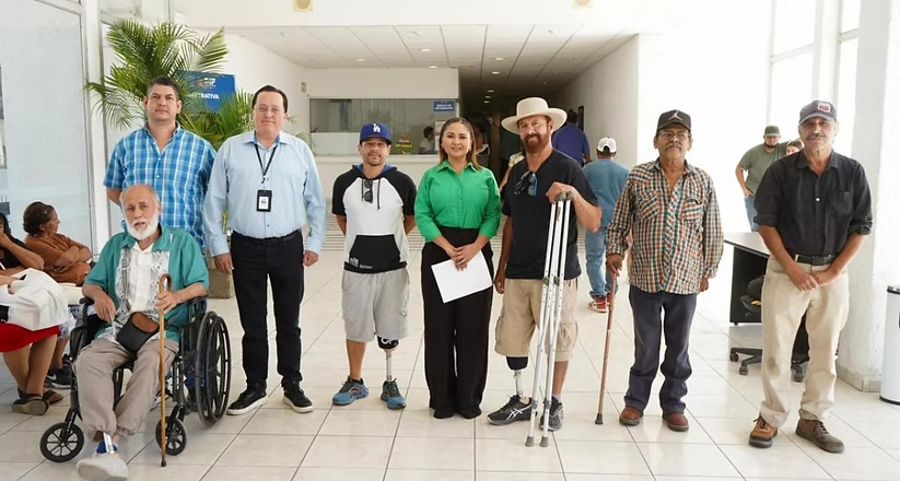 Entrega Gobierno de Sonora prótesis gratuitas para fortalecer la inclusión de personas con discapacidad