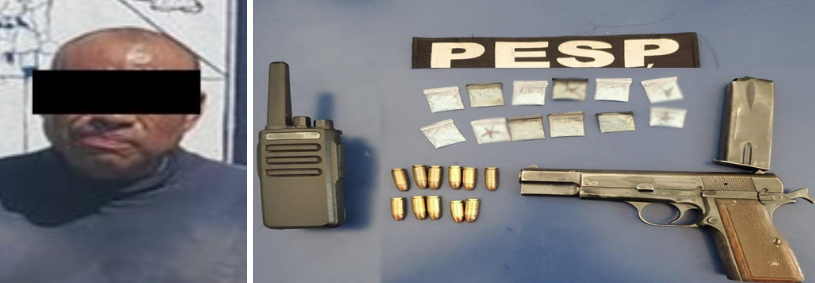 Detiene Policía Estatal a persona armada en Urbi Villa Del Real