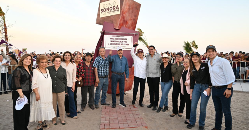 Gobernador Durazo detona nuevo polo turístico en Empalme con Malecón El Cochórit
