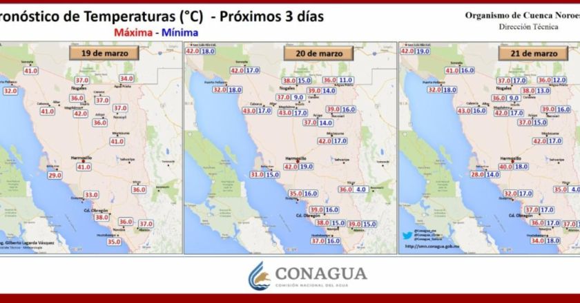 Se esperan tardes calurosas y mañanas frescas en Sonora: CEPC