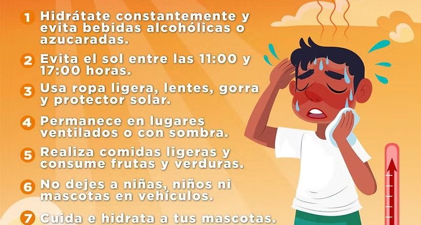 Llama Gobierno de Hermosillo a reforzar medidas preventivas ante la ola de calor extraordinaria que se pronostica