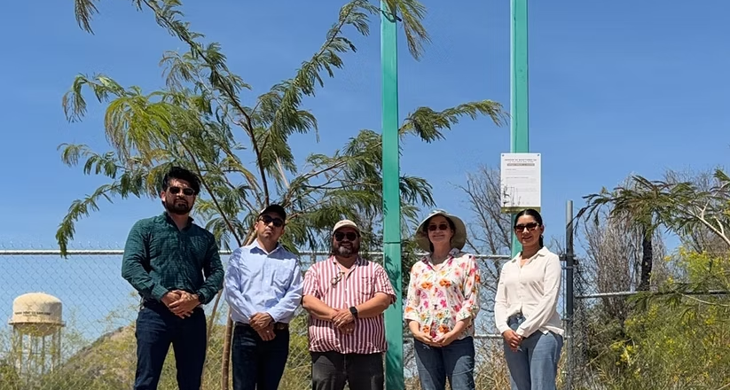 Gobierno de Sonora fortalece monitoreo de la calidad del aire con instalación de sensor