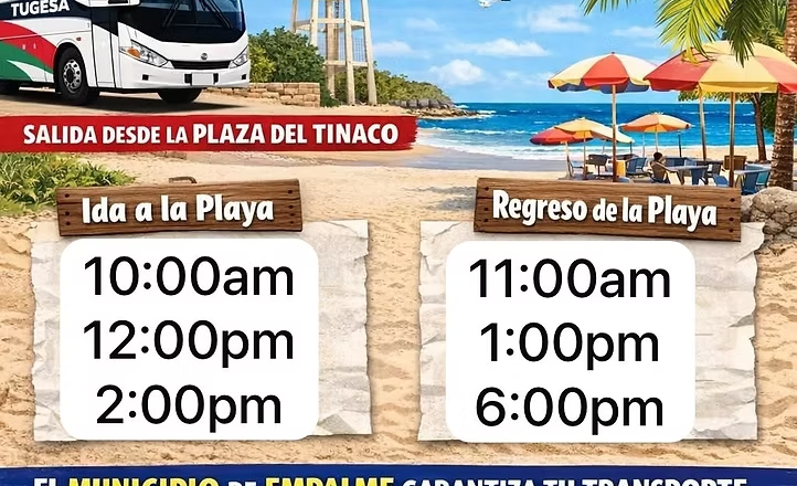 Mantendrán corridas de autobuses al malecón turístico del Cochórit