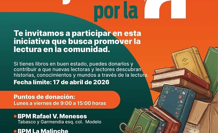 Promueve Ayuntamiento de Hermosillo campaña de donación de libros “Leyendo por la H”