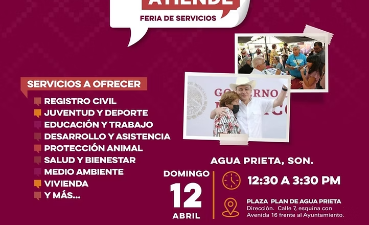 Gobierno de Sonora acerca servicios de salud preventiva a la población en feria “Sonora Atiende”