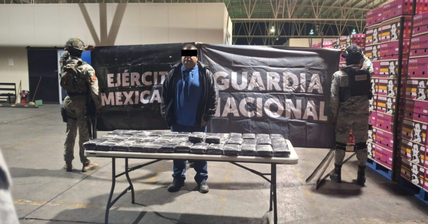 Mesa Estatal de Seguridad frena cargamento de cocaína en Opodepe