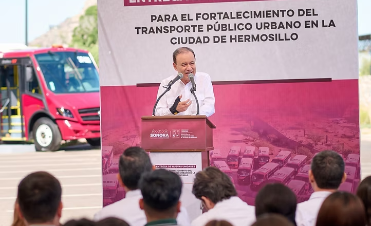 Con más de 400 unidades y subsidio de 4 mil millones, Gobernador Durazo fortalece el transporte público en Sonora