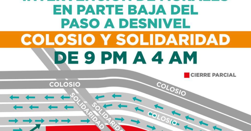 Iniciarán trabajos de intervención de mural en paso a desnivel Colosio y Solidaridad a partir de este domingo 19
