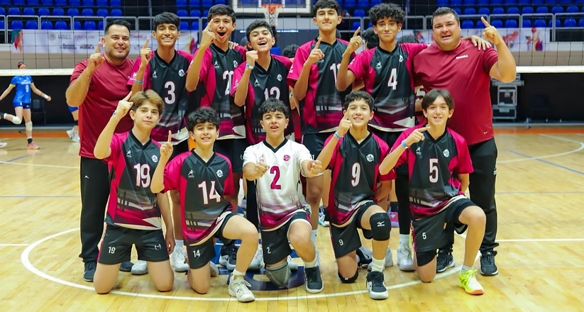 Sonora conquista oro y plata en la Olimpiada Nacional de Volibol de Sala