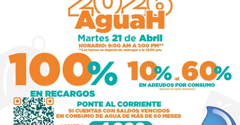Apoya Agua de Hermosillo a deudores con Jornada de Descuentos este martes 21 en colonia Isabeles