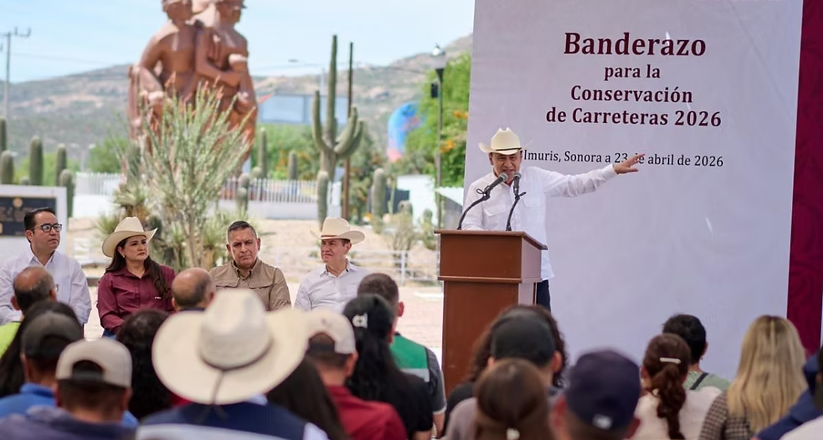 Durazo y Sheinbaum modernizan y conectan carreteras en Sonora con inversión de más de mil 600 millones