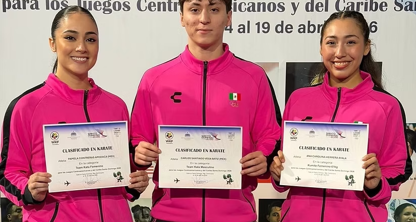 Tres karatecas sonorenses consiguen plazas para los Juegos Centroamericanos y del Caribe