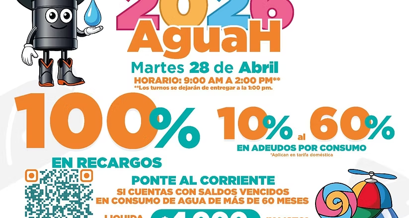Llevará Agua de Hermosillo jornada de descuentos en Las Praderas