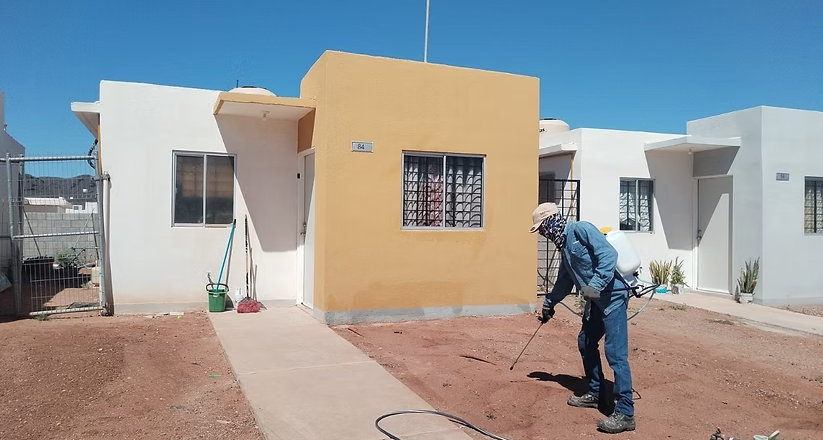 Atiende Ayuntamiento de Guaymas reportes vecinales con jornada de fumigación en Pradera Dorada