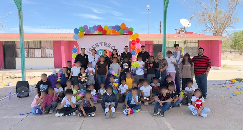 Gobierno de Sonora lleva festejos del Día del Niño a comunidades y ejidos