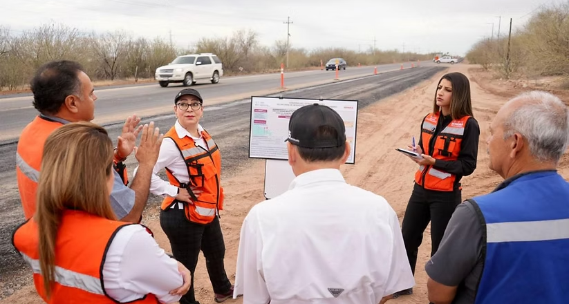 Avanza carretera Hermosillo–Bahía de Kino en beneficio directo para las y los sonorenses