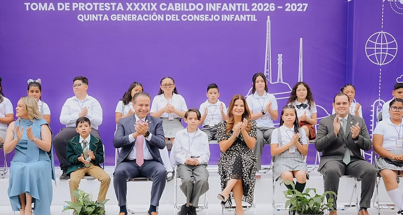 Toma protesta Toño Astiazarán a Cabildo Infantil que impulsará el uso responsable de pantallas electrónicas para el sano desarrollo de las infancias