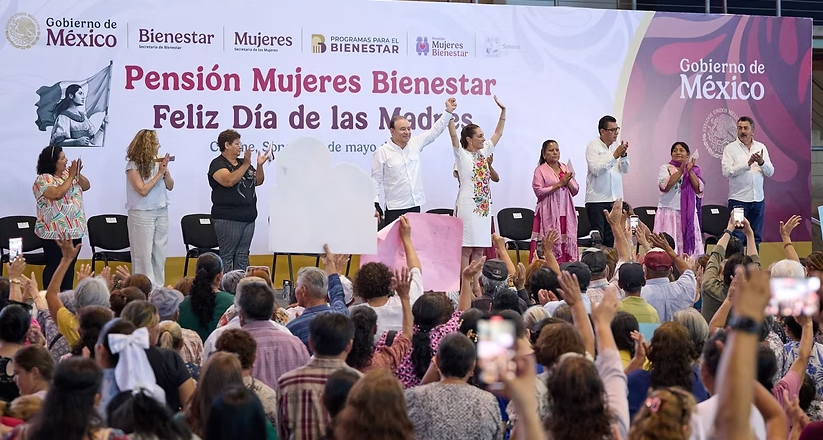 Sheinbaum y Durazo respaldan a más de 70 mil mujeres sonorenses con Pensión Bienestar