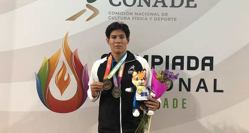 Natación sonorense se despide con oro para sumar cuatro preseas en la Olimpiada Nacional
