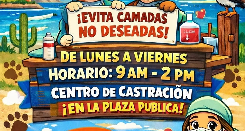 Impulsa Gobierno de Hermosillo jornadas gratuitas de castración a Bahía de Kino