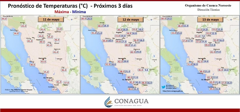 Pronostica CEPC continuidad de la ola de calor en Sonora