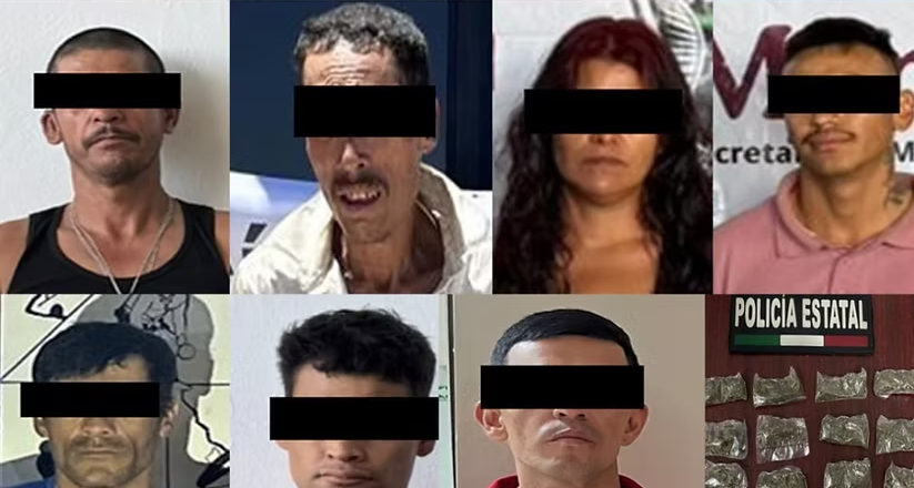 Asegura PESP más de mil dosis de narcótico en operativos contra narcomenudeo