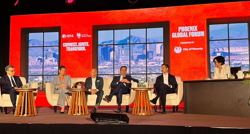 Proyecta Toño Astiazarán fortaleza de Hermosillo como polo de inversión en el Phoenix Global Foro