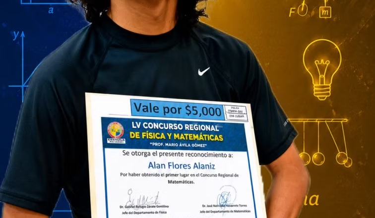 Alumno de Cobach Sonora triunfa en competencia regional de Física y Matemáticas
