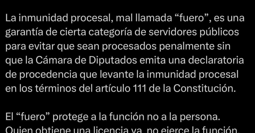 Arturo Zaldivar publicó en su cuenta X