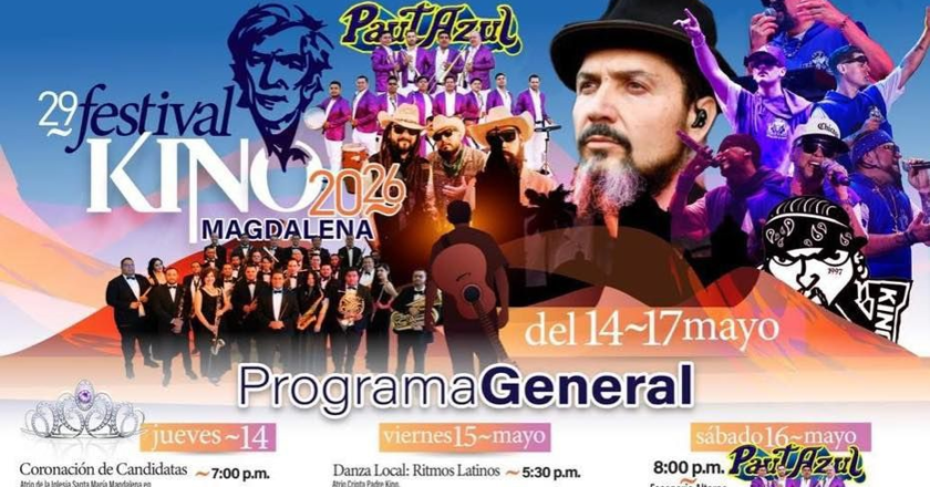 Invita Gobierno de Sonora al Festival Kino 2026 en Magdalena de Kino