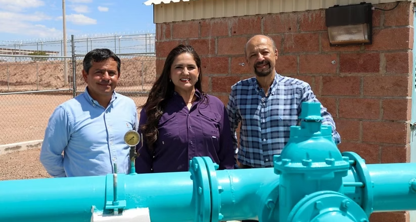 Gobierno de Sonora fortalece infraestructura hídrica para garantizar abasto de agua en Agua Prieta