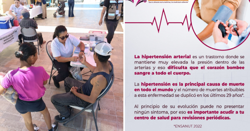 Promueve Salud Sonora prevención de la hipertensión en su día mundial