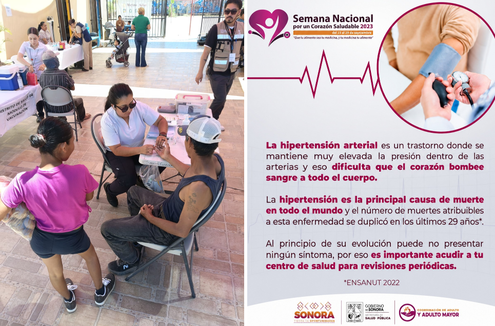 Promueve Salud Sonora prevención de la hipertensión en su día mundial