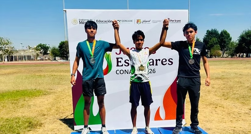 Estudiante de Cecyte Sonora conquista medalla de plata y bronce en los Juegos Deportivos Nacionales