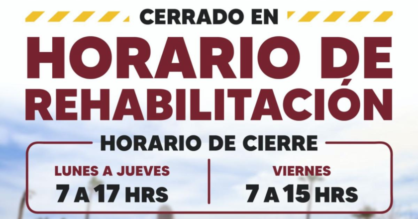 Gobierno de Sonora ajusta temporalmente horarios en La Sauceda por trabajos de la siguiente etapa de rehabilitación