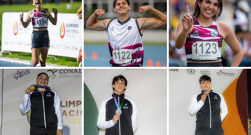Superioridad sonorense en el atletismo: once medallas en sexta sesión de Olimpiada Nacional