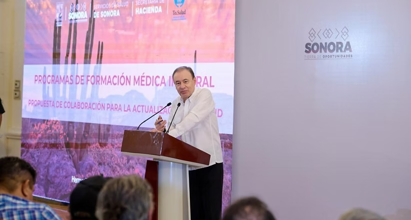 Gobernador Durazo impulsa capacitación a médicos con mil becas para fortalecer atención a la salud