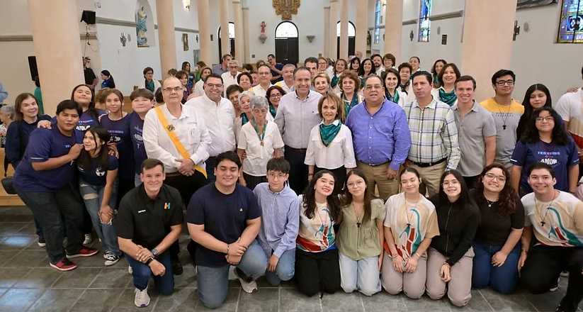 Entrega Toño Astiazarán rehabilitación de iglesia a beneficio de la comunidad