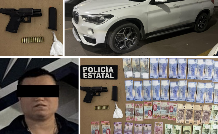 Detiene Policía Estatal a hombre armado en la colonia 4 Olivos