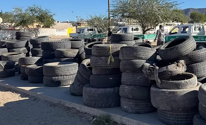 Recolecta Gobierno de Hermosillo más de 5 mil 130 llantas con el programa Llantatón por tu Salud