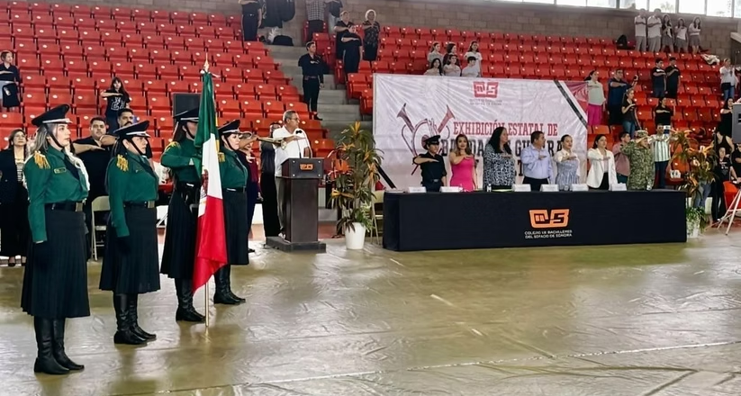 Realiza Gobierno de Sonora concurso y demostración estatal de escoltas de bandera y bandas de guerra: Cobach