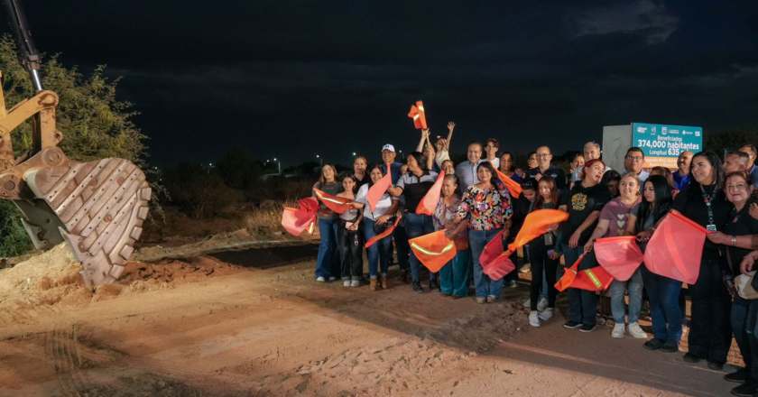 Arranca Toño Astiazarán pavimentación de la continuación del bulevar Quiroga al norponiente de Hermosillo