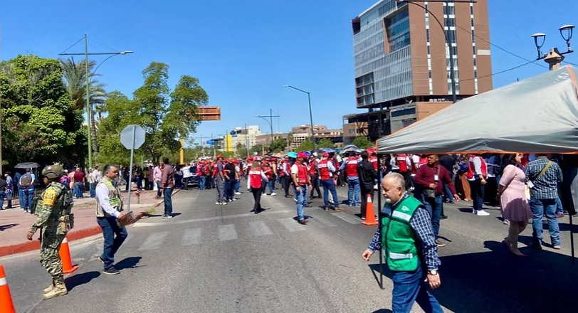 Gobierno de Sonora participa con éxito en el Primer Simulacro Nacional 2026