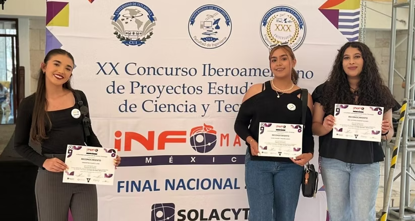 Estudiantes de Cecyte Sonora obtienen medalla de bronce para Sonora en Infomatrix México 2026